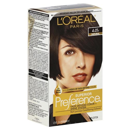 Image for Superior Preference Permanent Haircolor, Natural, Dark Brown 4,1ea from Jolley's Pharmacy Redwood
