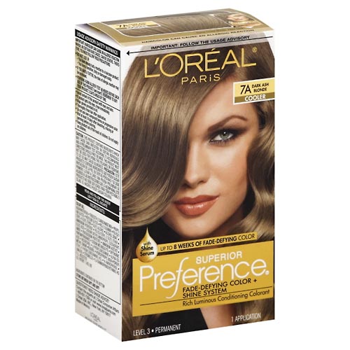 Image for Superior Preference Permanent Haircolor, Cooler, Dark Ash Blonde 7A,1ea from Jolley's Pharmacy Redwood