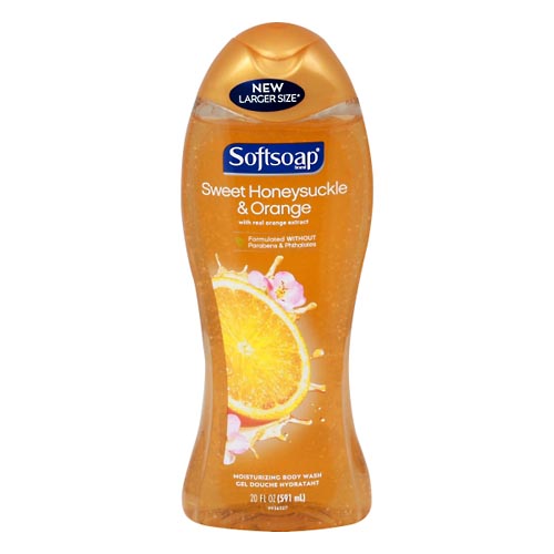 Image for Softsoap Body Wash, Moisturizing, Sweet Honeysuckle & Orange,20oz from Jolley's Pharmacy Redwood