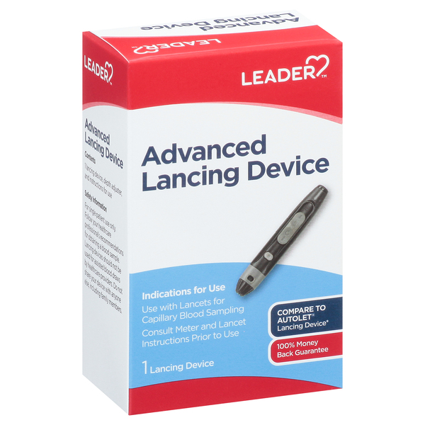 Image for Leader Lancing Device, Advanced, 1ea from Jolley's Pharmacy Redwood
