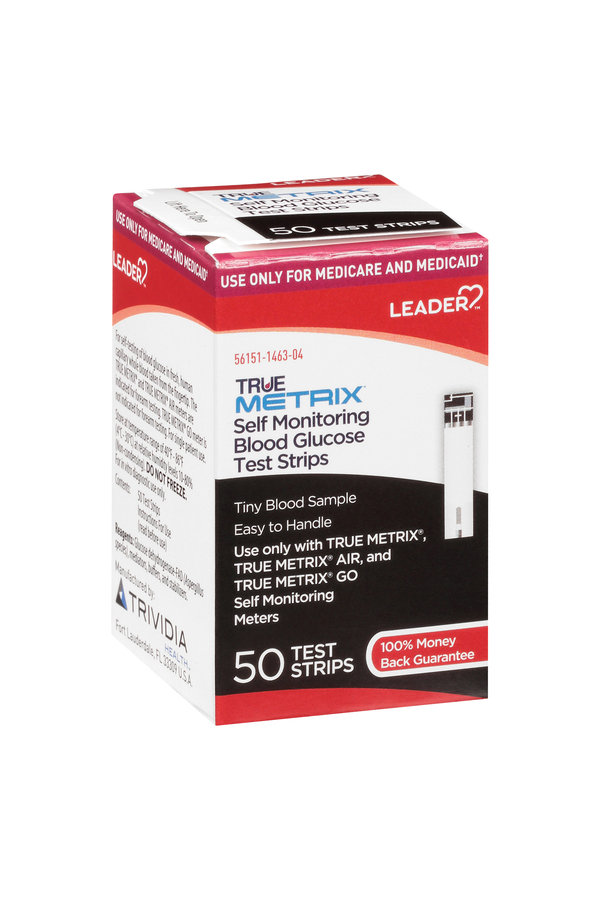 Image for Leader Blood Glucose Test Strips, Self Monitoring,50ea from Jolley's Pharmacy Redwood
