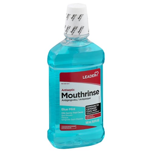 Image for Leader Mouthrinse, Blue Mint,500ml from Jolley's Pharmacy Redwood