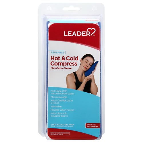 Image for Leader Hot & Cold Compress, Reusable,1ea from Jolley's Pharmacy Redwood