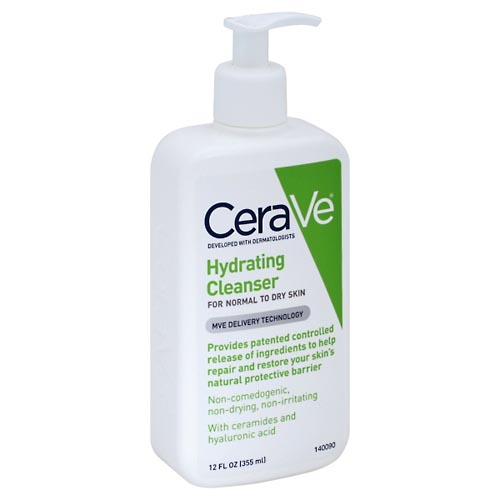 Image for CeraVe Hydrating Cleanser, for Normal to Dry Skin 12 oz from Jolley's Pharmacy Redwood