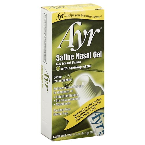 Image for Ayr Saline Nasal Gel, with Soothing Aloe,1ea from Jolley's Pharmacy Redwood