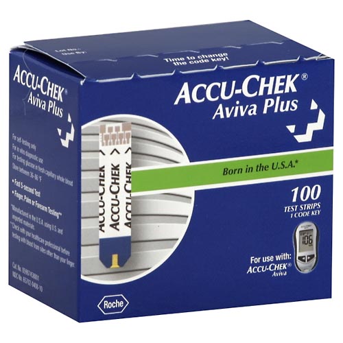 Image for Accu Chek Test Strips,100ea from Jolley's Pharmacy Redwood