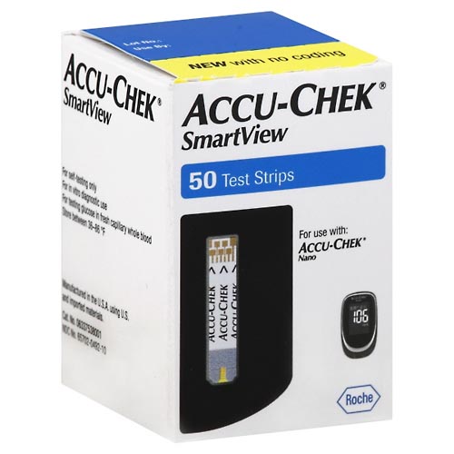 Image for Accu Chek Test Strips,50ea from Jolley's Pharmacy Redwood