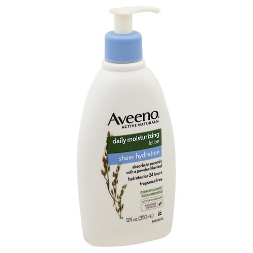 Image for Aveeno Lotion, Daily Moisturizing, Sheer Hydration,12oz from Jolley's Pharmacy Redwood