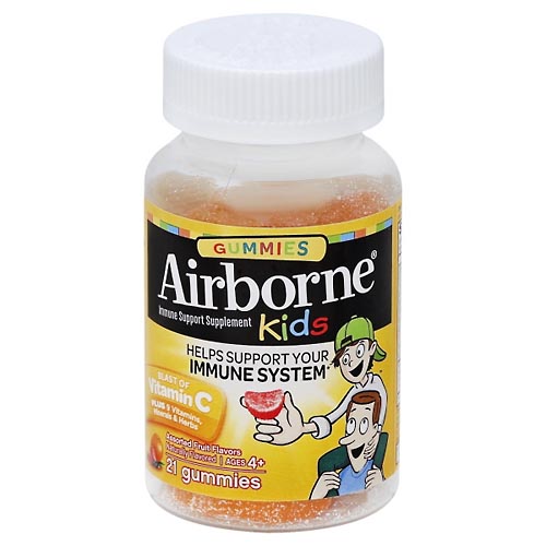 Image for Airborne Immune Support, Gummies, Assorted Fruit Flavors,21ea from Jolley's Pharmacy Redwood