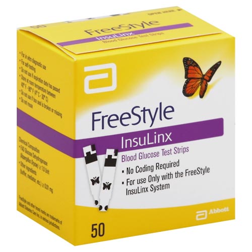 Image for FreeStyle Blood Glucose Test Strips,50ea from Jolley's Pharmacy Redwood